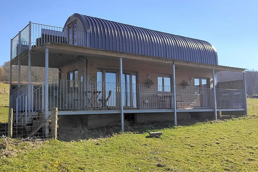 The Dutchy barn conversion glamping Llandeilo sleeps 4